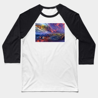 Gemstone Agate Jasper texture 3 Baseball T-Shirt